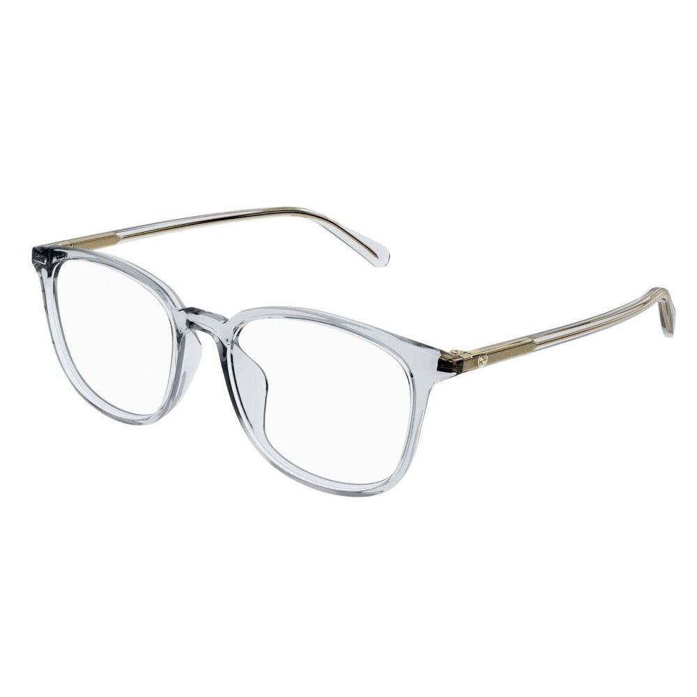 NWT Gucci GG1230oA-003 Grey 53mm Eyeglasses